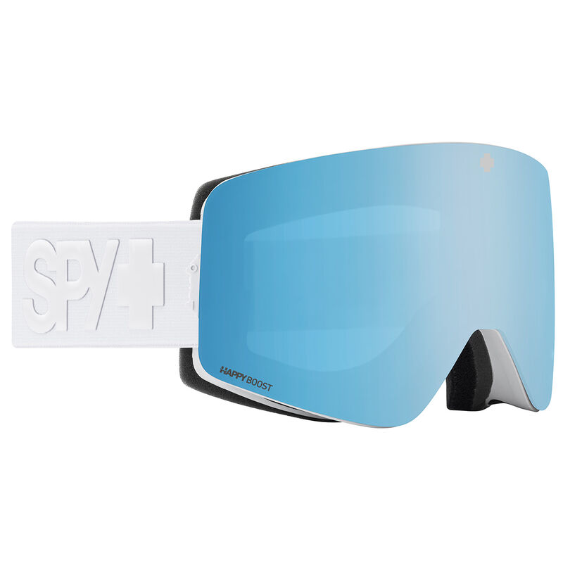 Spy Marauder Elite goggle matte white / happy boost bronze happy blue spectra mirror (met extra lens)