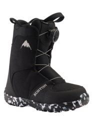 Burton Grom Boa kids snowboard boots black