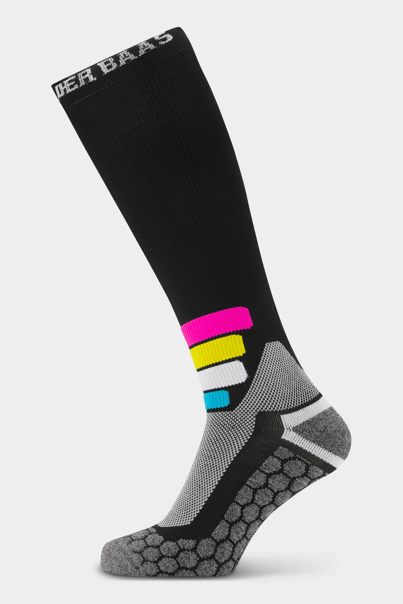 Poederbaas Technical Ski Socks Compress Merino Pro zwart