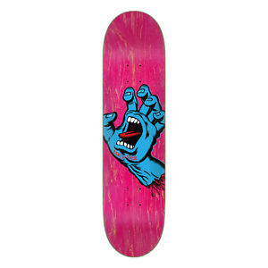 Santa Cruz Screaming Hand 7.8" skateboard deck pink