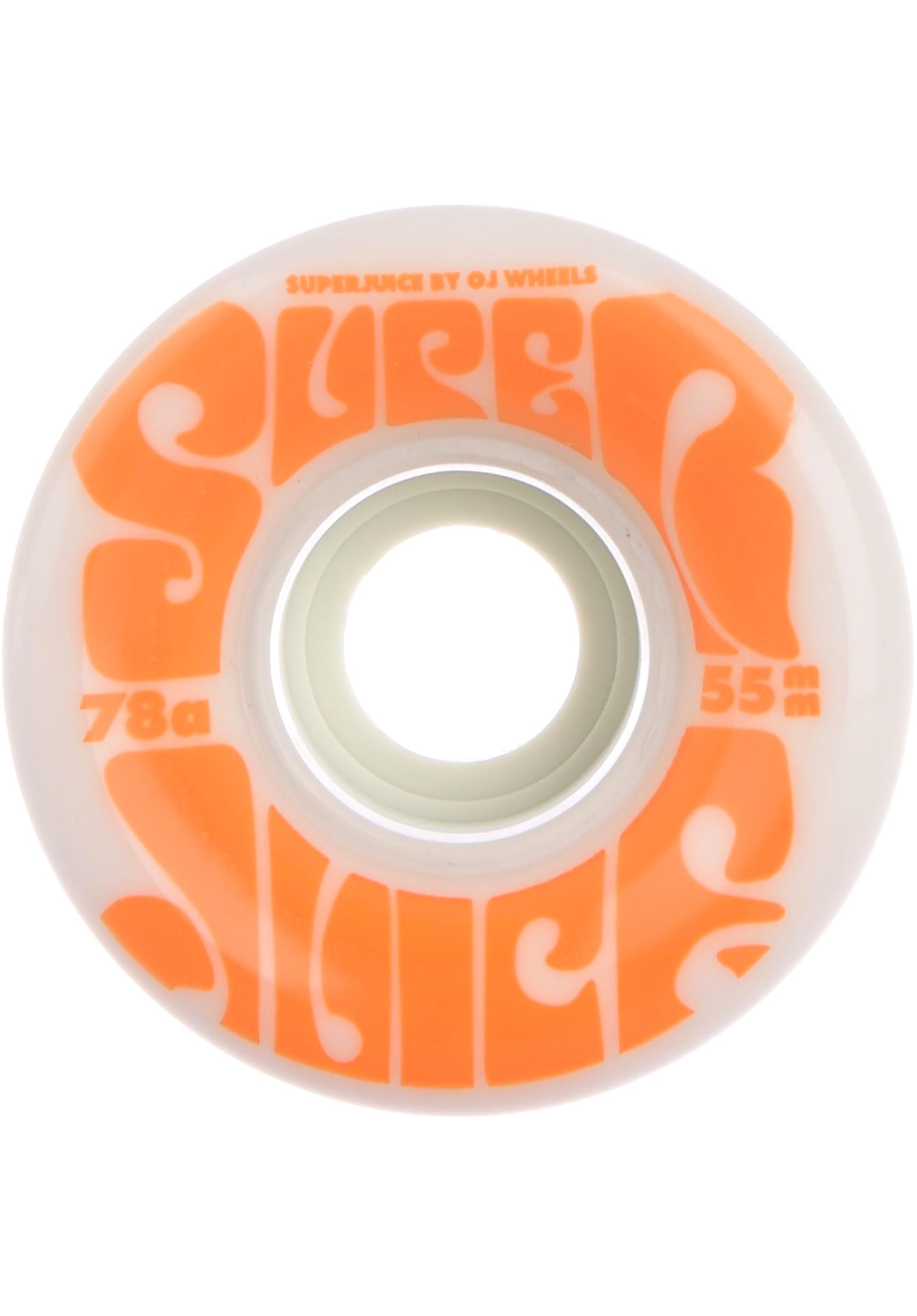 OJ Wheels 55mm Mini Super Juice 78a skateboardwielen white