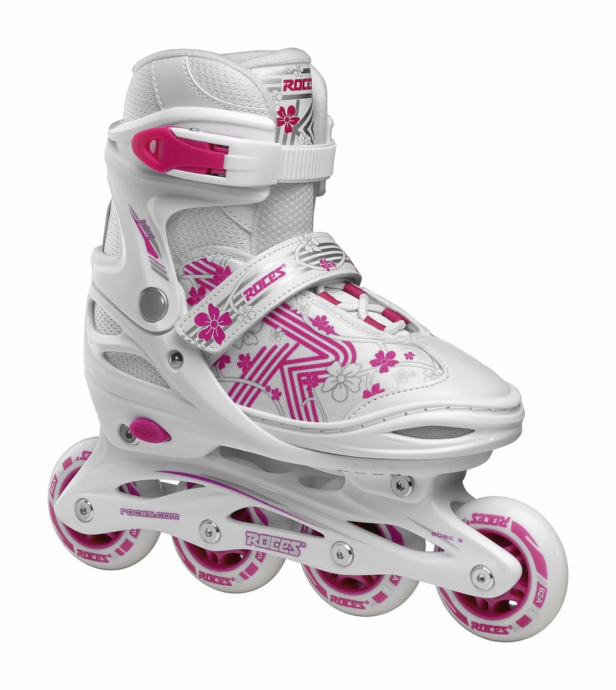 Roces Jokey 3.0 kids inline skates white/pink