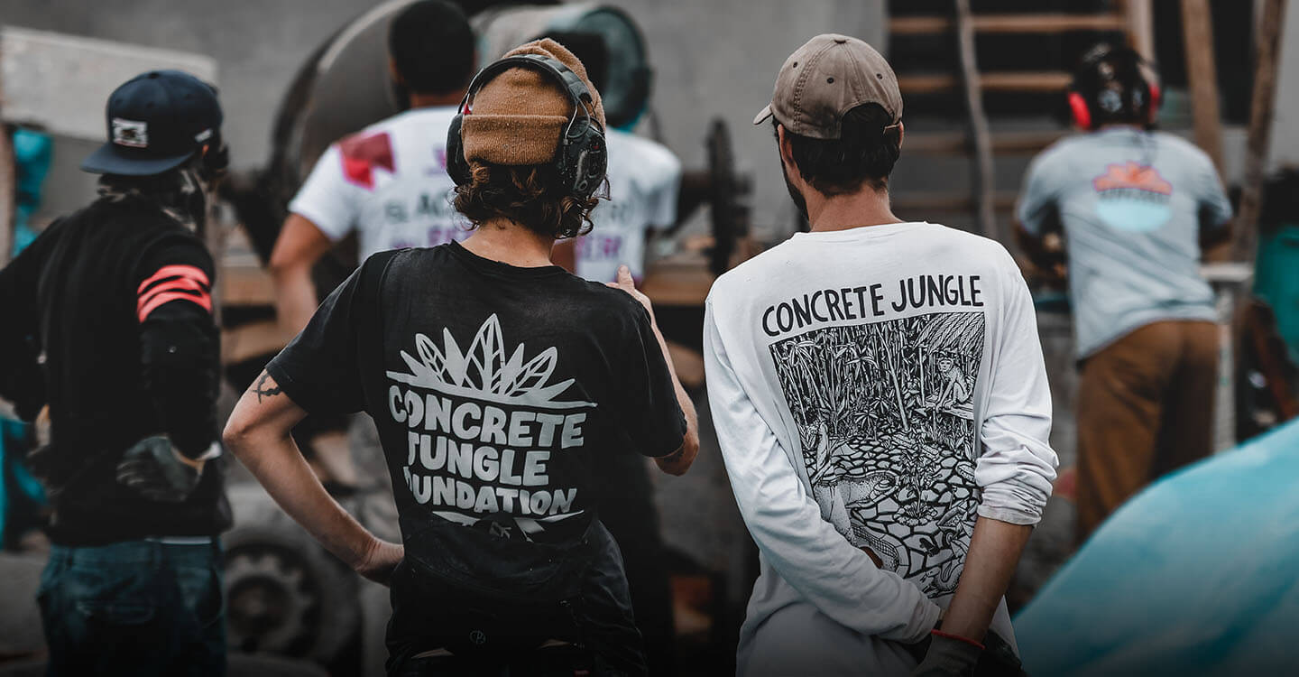 Concrete Jungle Foundation Jungle Garden longsleeve t-shirt white