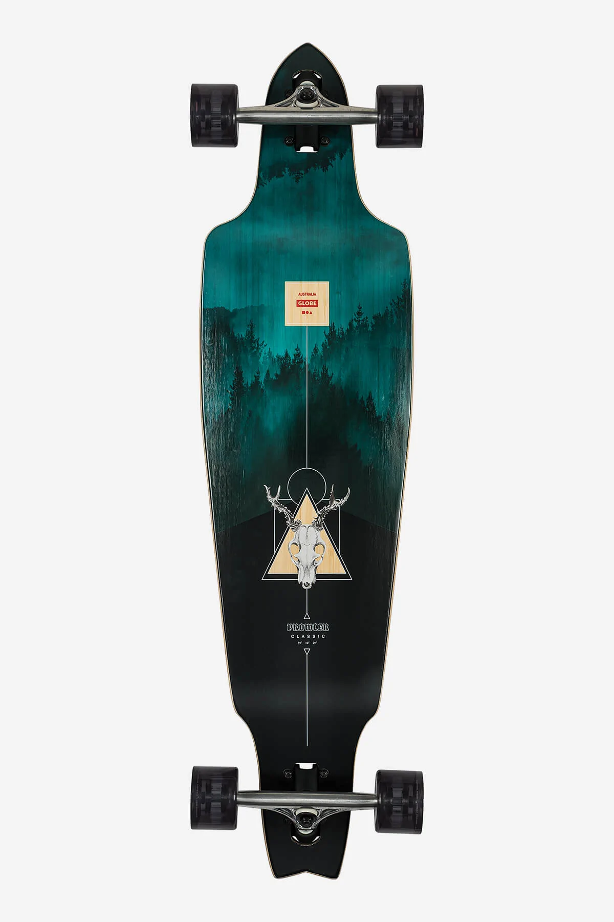 Globe Prowler Classic longboard bamboo / blue mountains 38''