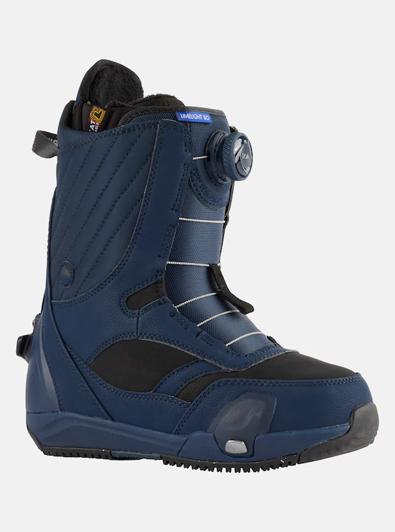 Burton Step On Limelight womens snowboard boots dress blue