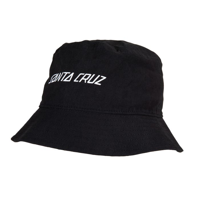 Santa Cruz Strip Cargo women's bucket hat washed black