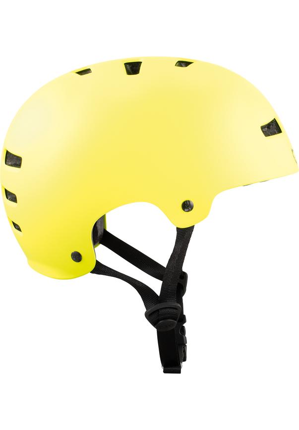 TSG Evolution Solid Colors skateboard helm satin acid yellow 