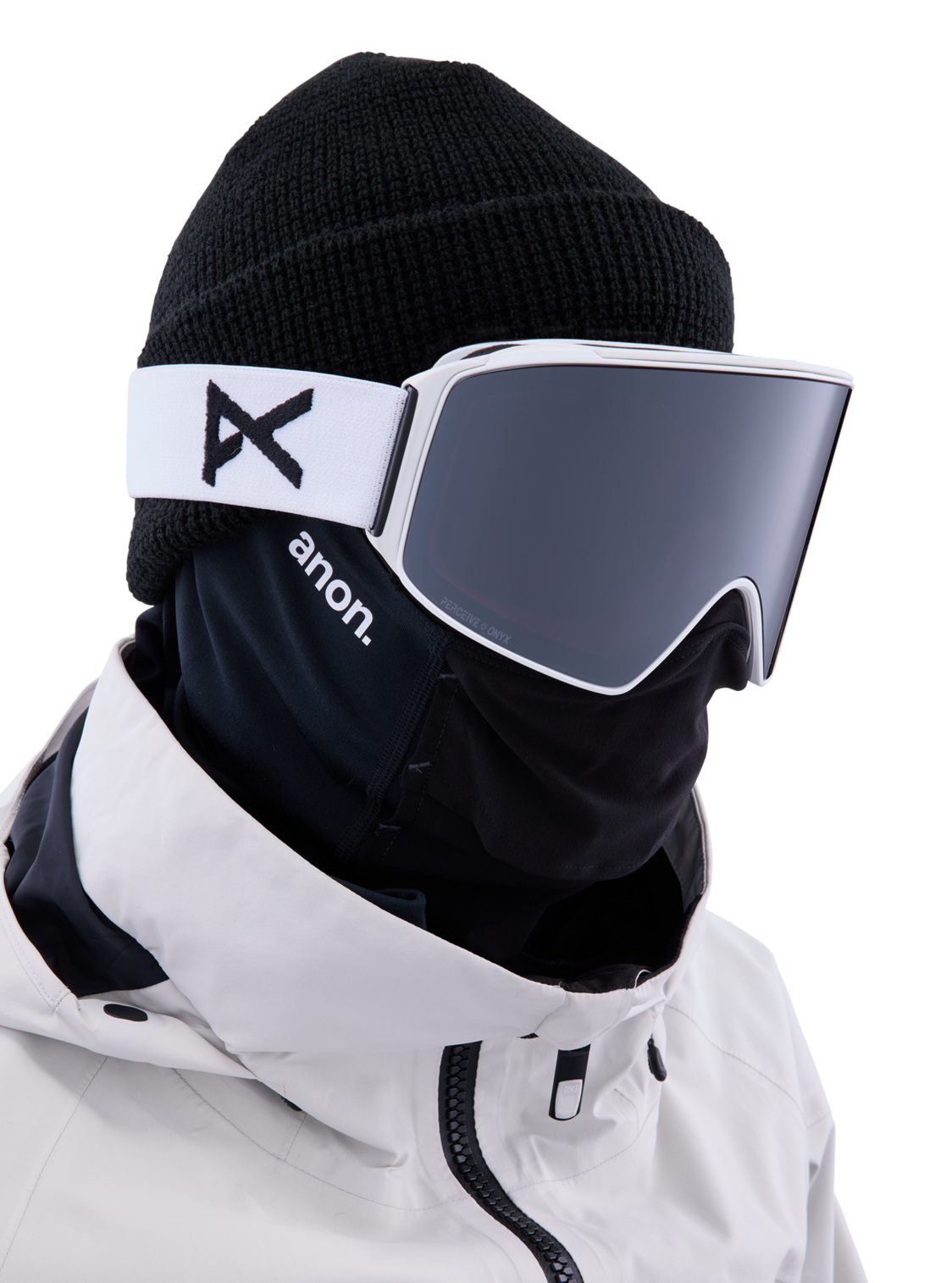 Anon M4 goggle Cylindrical white / perceive sunny onyx (including extra lens and MFI mask)