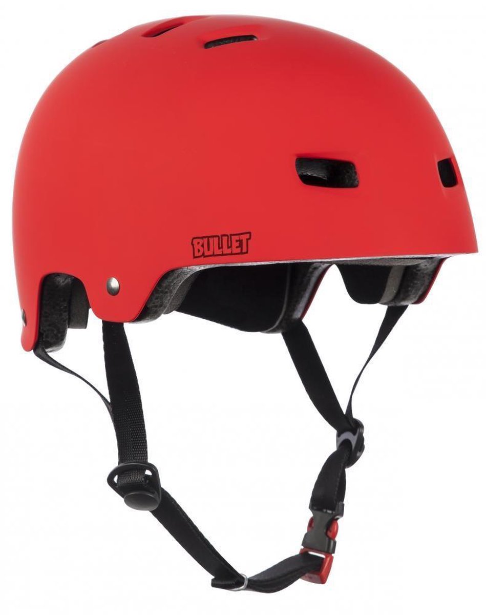 Bullet Deluxe T35 skateboard helm matte red