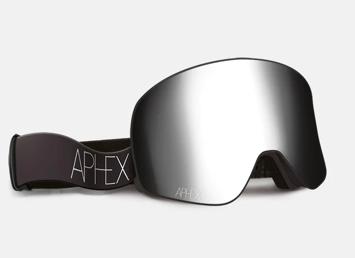 Aphex Virgo Goggle Matt Black Silver Lens ( met extra gele lens )