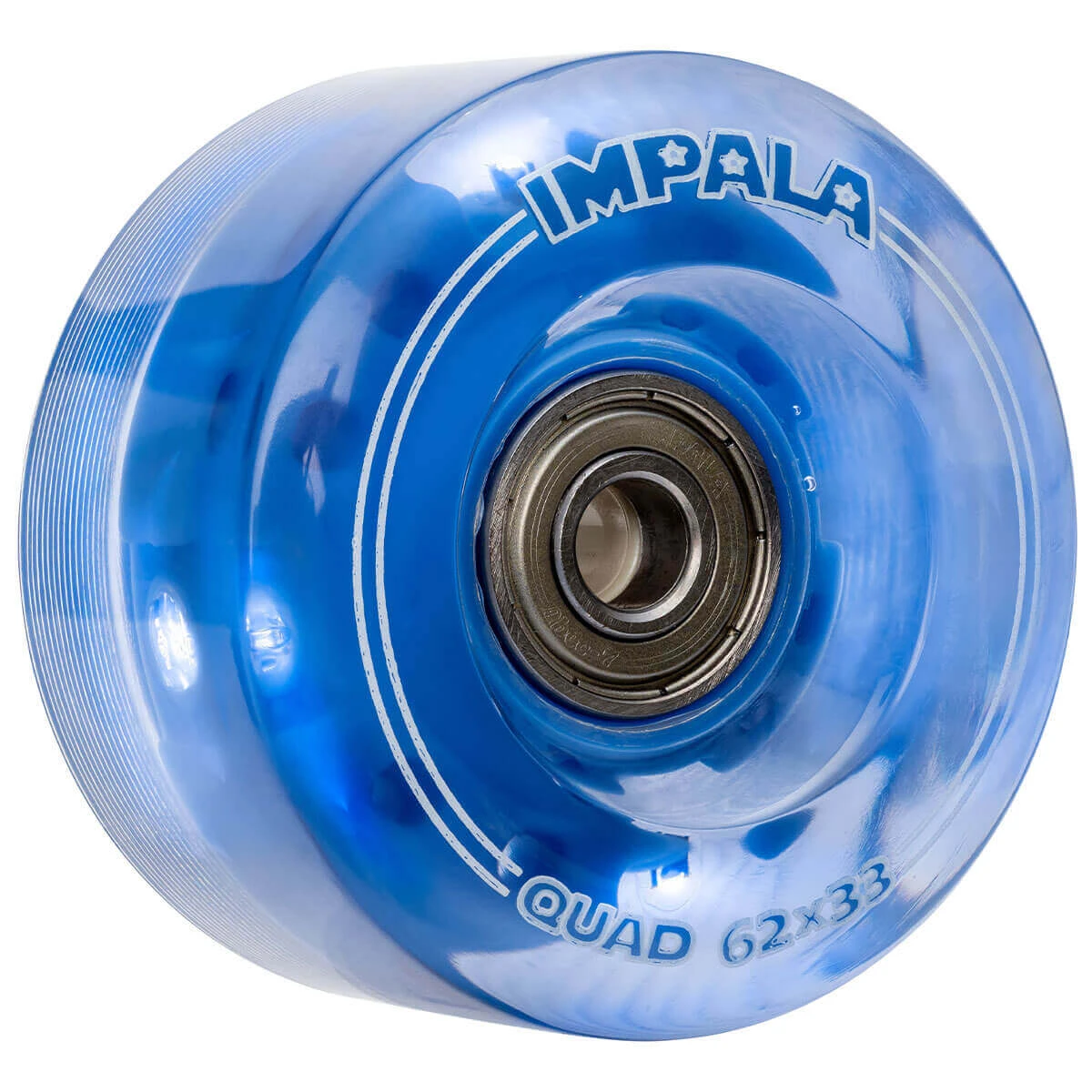 Impala Light Up rolschaats wielen 62mm blue (4 stuks)
