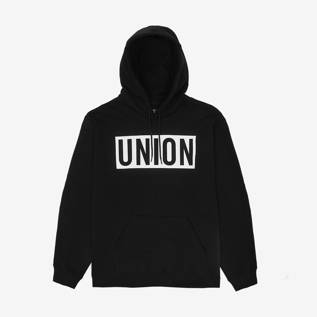 Union Team Hoodie black front logo