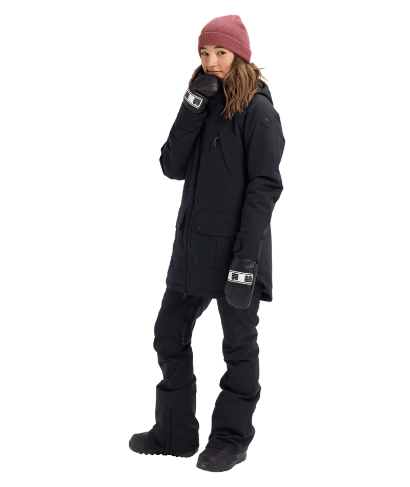 Burton Prowess women's snowboard jacket true black / stout white