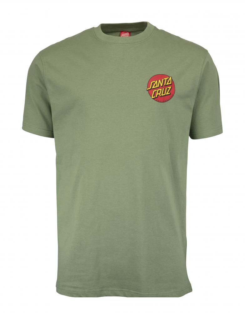 Santa Cruz Classic Dot Chest t-shirt vintage ivy