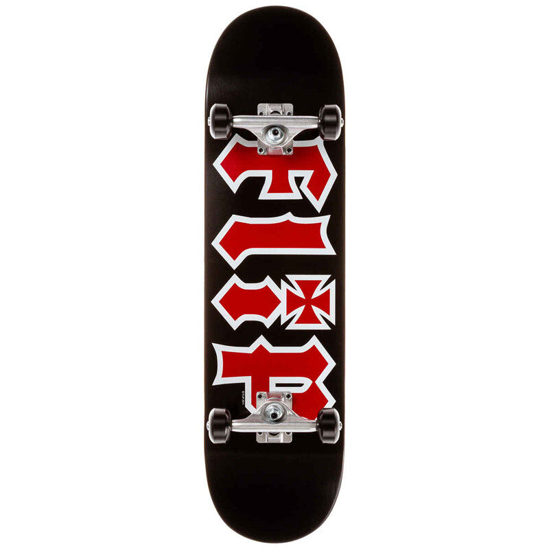 Flip HKD 8.0" compleet skateboard black