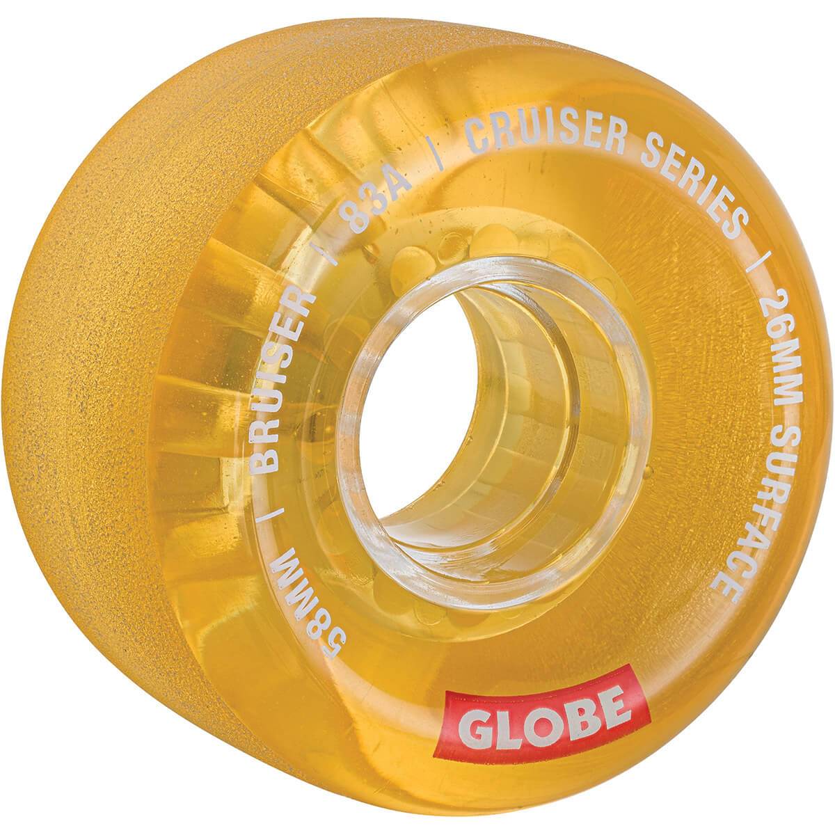 Globe Bruiser 83A wheels 58 mm clear honey