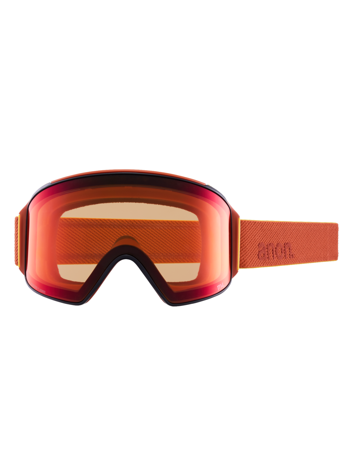 Anon M4 Cylindrical goggle amber / perceive sunny red (met extra lens en MFI masker)