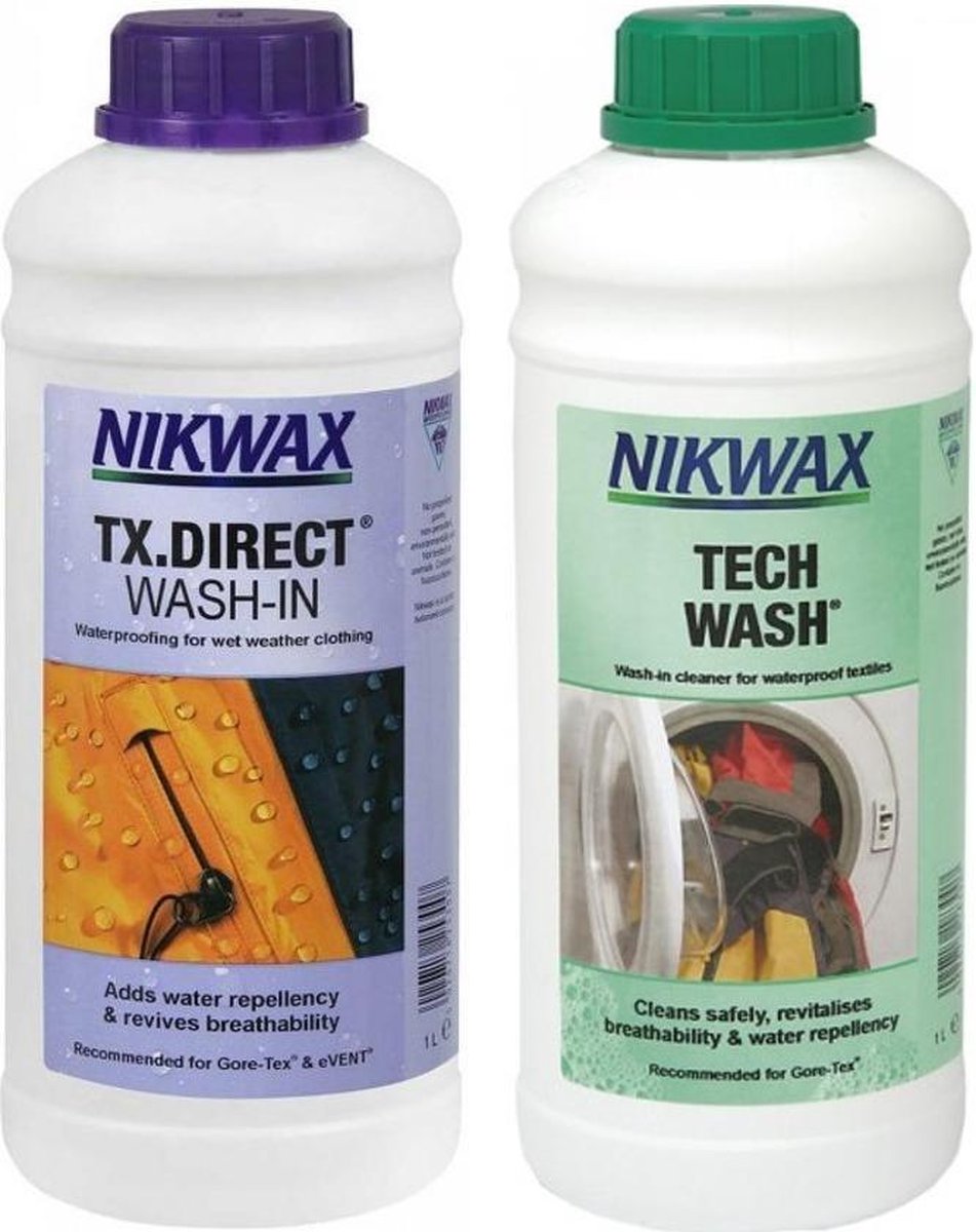 Nikwax Tech Wash & TX Direct - 2x 1 liter