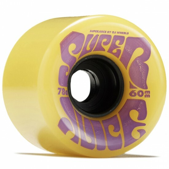 OJ Wheels 60mm Super Juice 78A skateboardwielen yellow