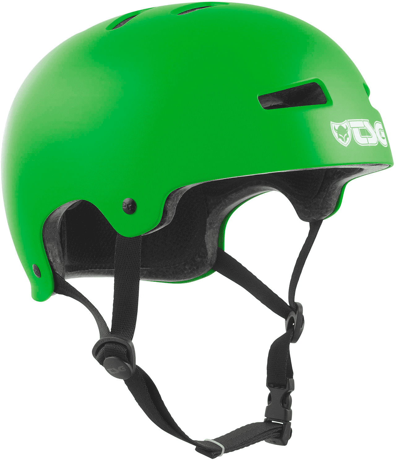 TSG Evolution skateboard helm satin lime green