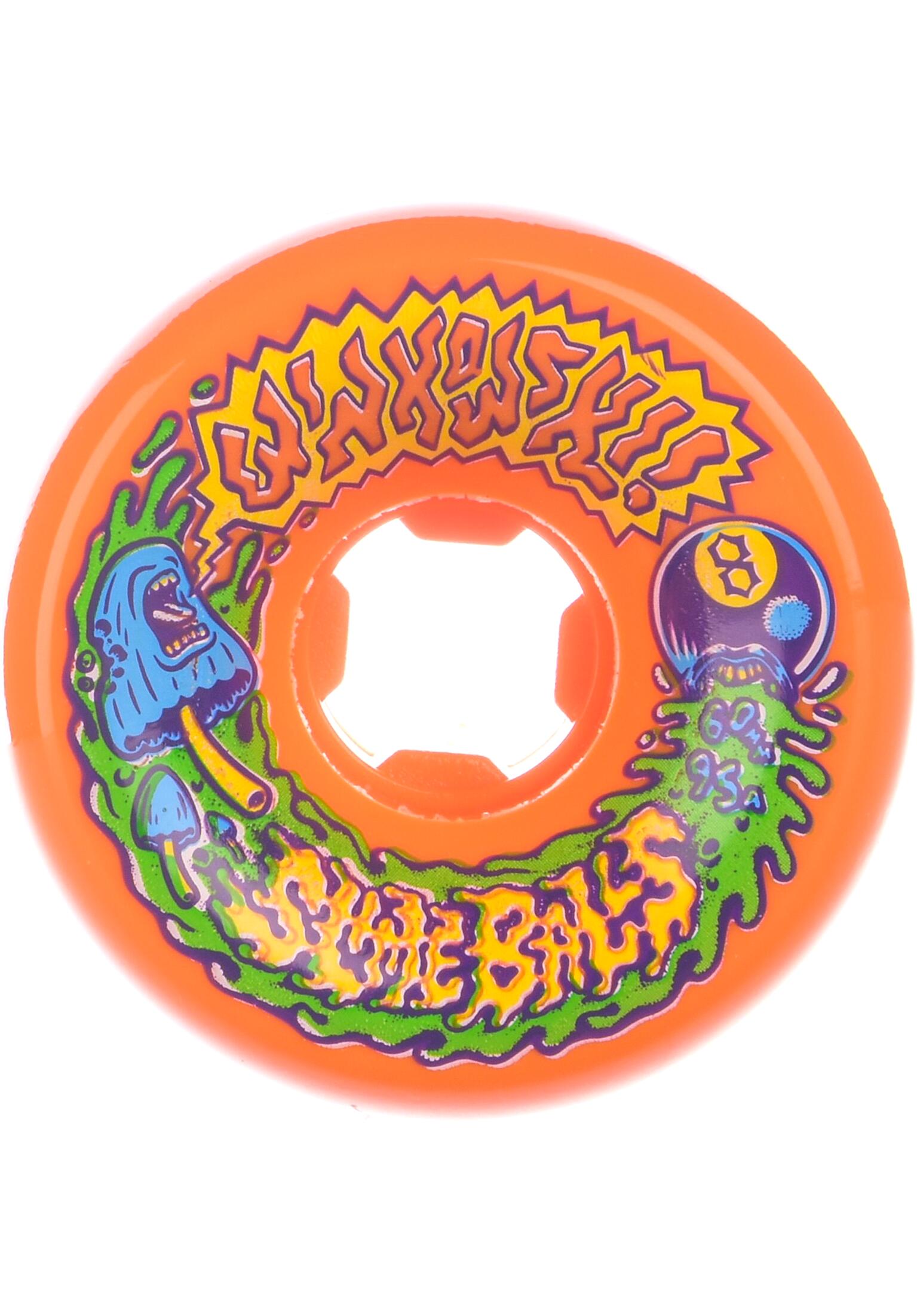 Santa Cruz 60mm Slime Balls Winkowski Vomits 95A skateboardwielen orange