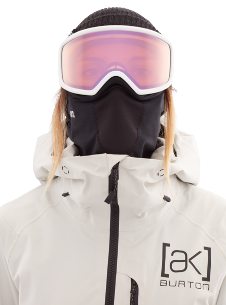 Anon Deringer goggle white / perceive cloudy pink (met extra lens)