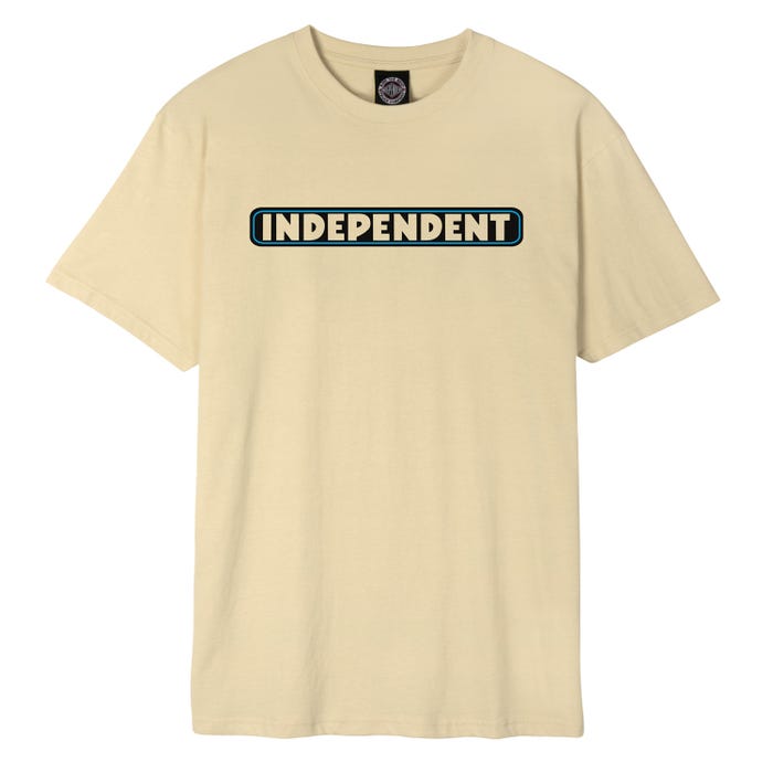 Independent Bar Logo T-shirt sand