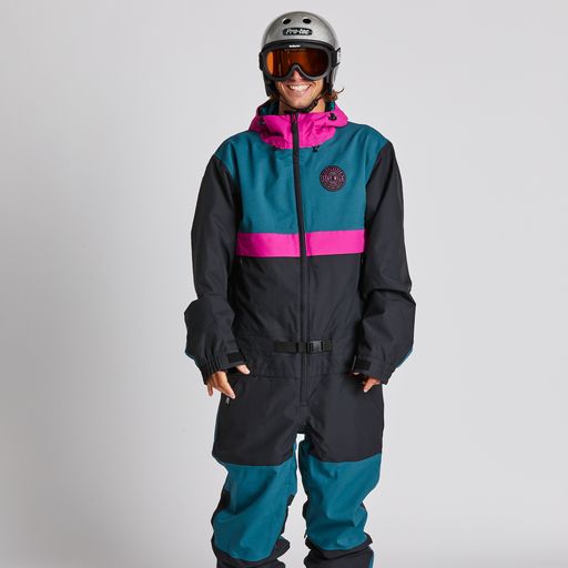Airblaster Kook Suit onepiece snowboardsuit spruce magenta