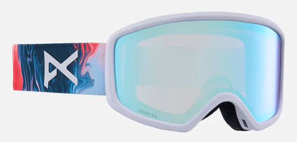 Anon Deringer goggle Ripple / perceive blue (met extra lens) 