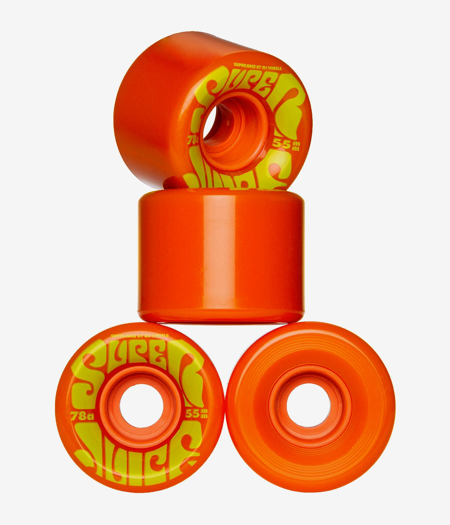 OJ Wheels 55mm Mini Super Juice 78a skateboardwielen orange