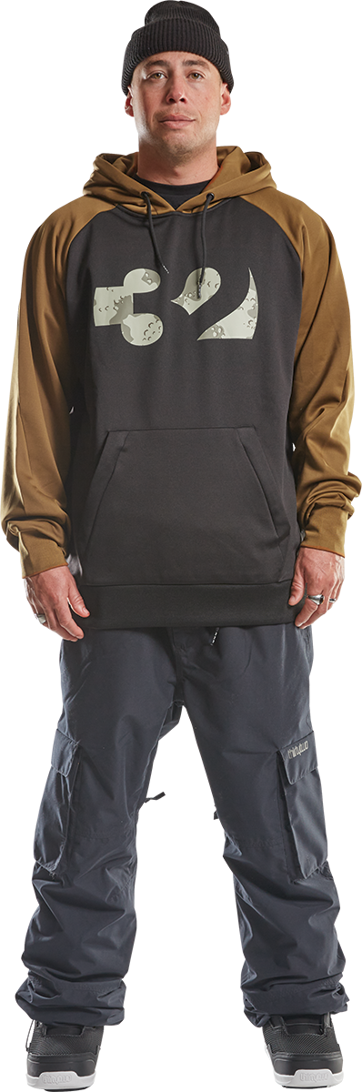 ThirtyTwo Franchise tech hoodie tobacco
