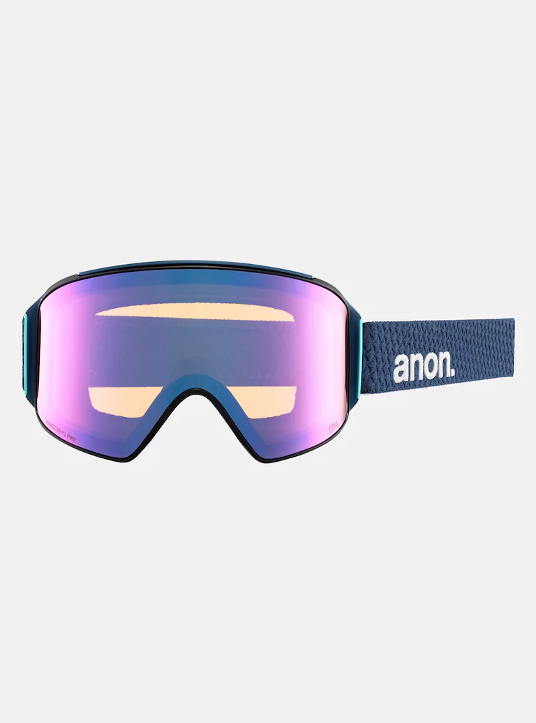 Anon M4 Cylindrical goggle nightfall / perceive variable blue (met extra lens en MFI masker) 