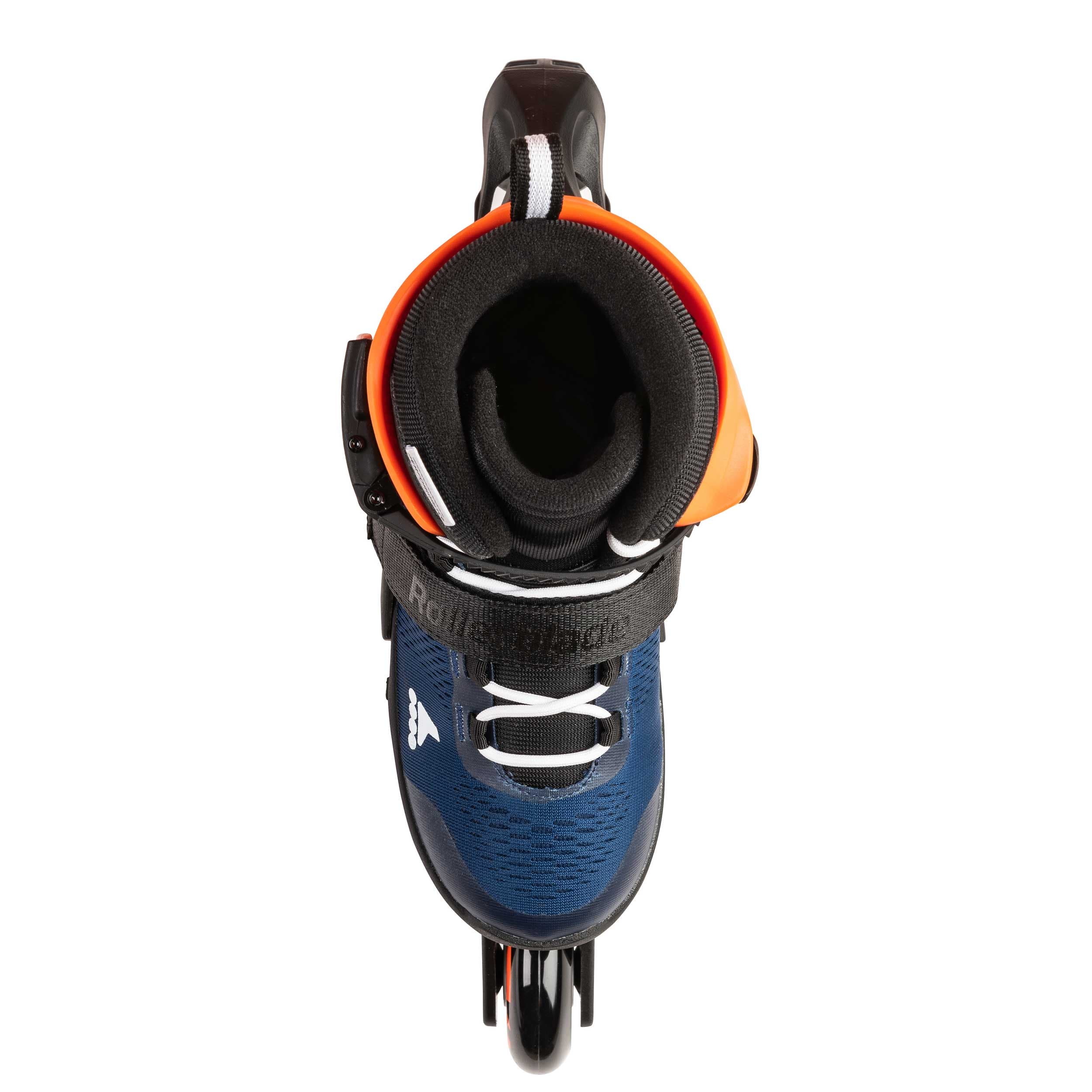 Rollerblade Microblade kinder inline skates 72 mm midnight blue / warm orange