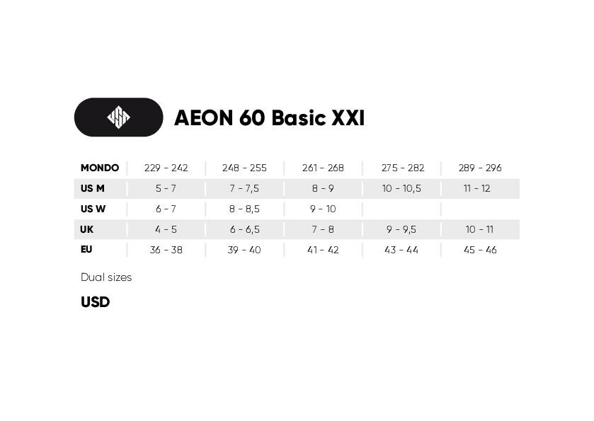 USD Aeon Basic XXI aggressive inline skates