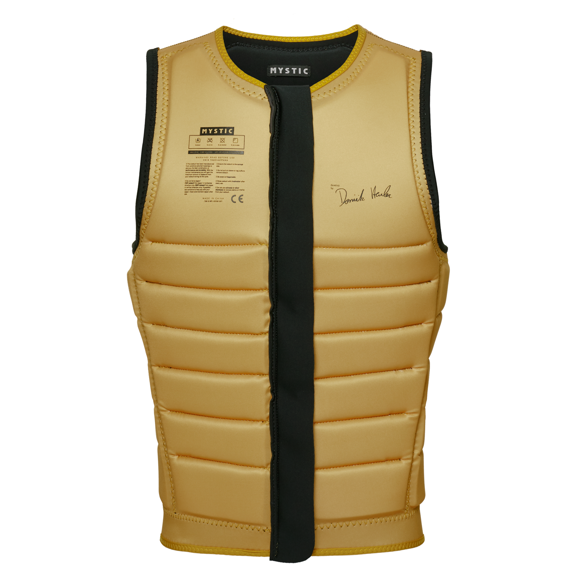 Mystic The Dom impact vest black/yellow