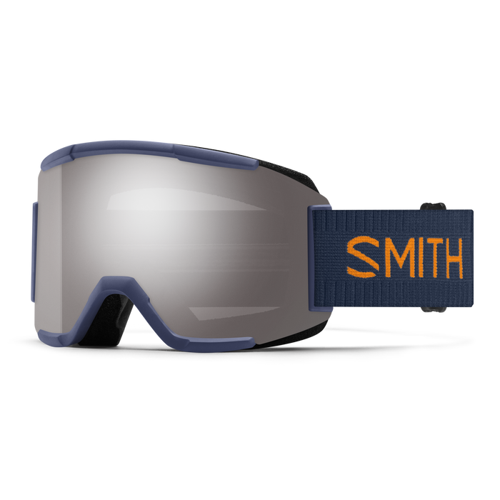 Smith Squad goggle black / chromapop sun platinum mirror (met extra lens)