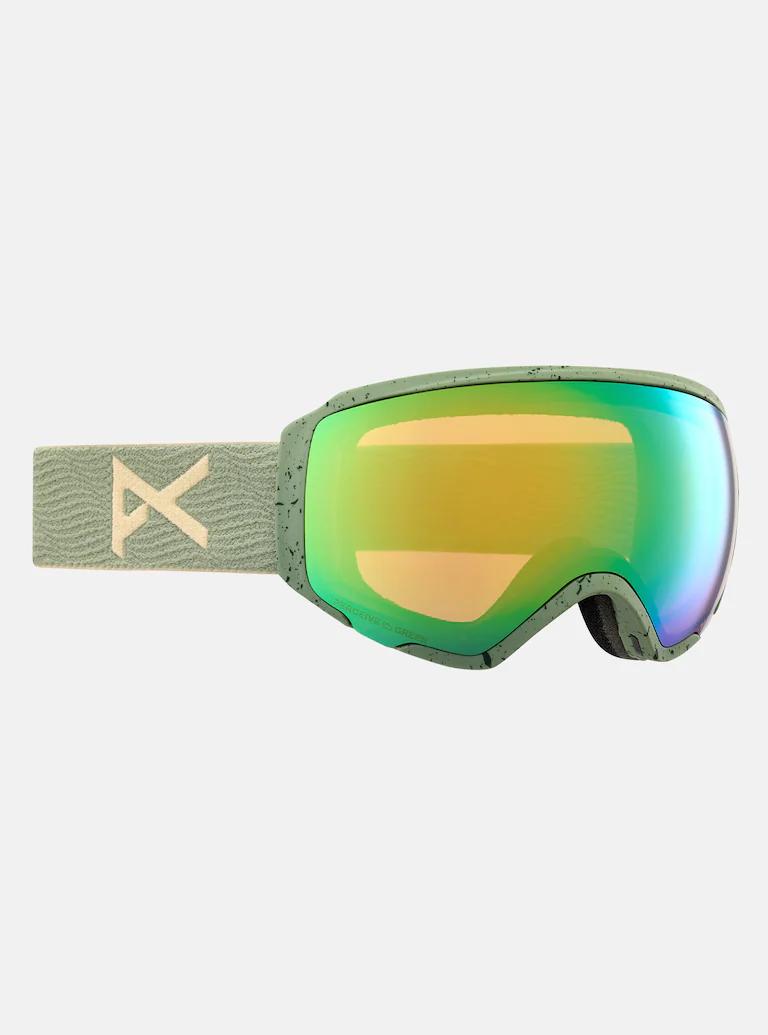 Anon WM1 goggle Hedge / perceive variable green (met extra lens en MFI masker)