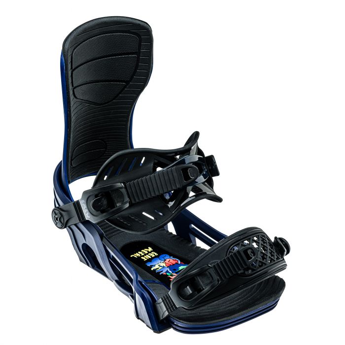 Bent Metal Axtion Bindings blue Forest Bailey