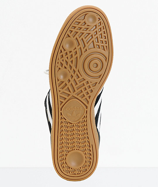 Adidas Busenitz schoenen core black / footwear white / gold metallic