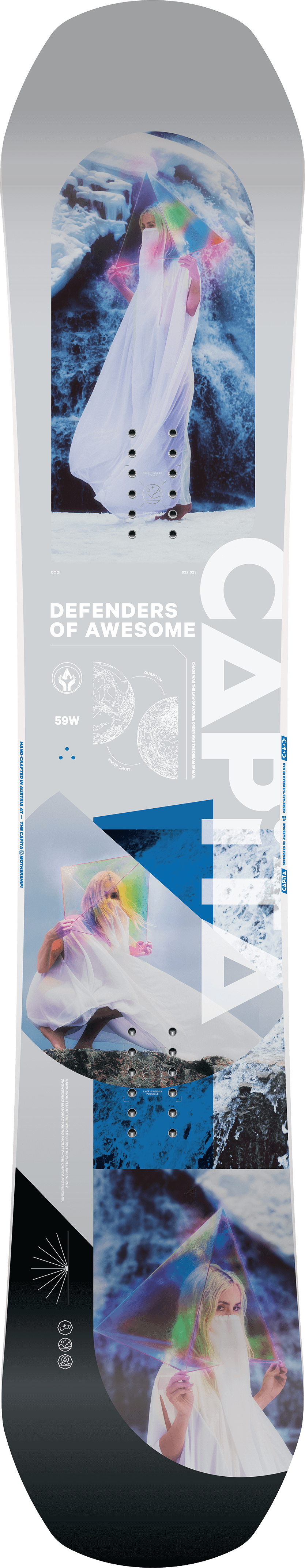 Capita DOA Defenders of Awesome 159 wide snowboard 2023