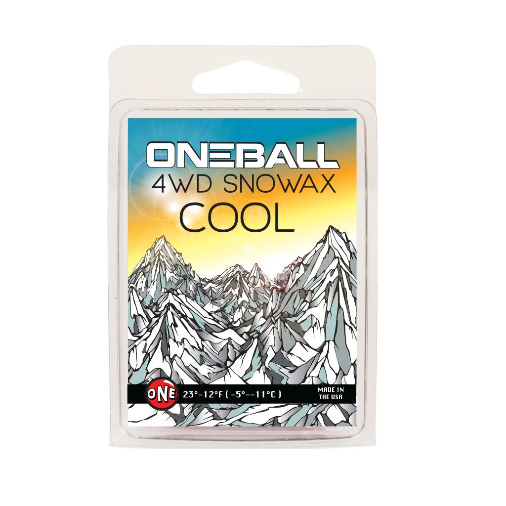 Oneballjay Four Wheel Drive Cool snowboard en ski wax (-2 tot -6ªC)