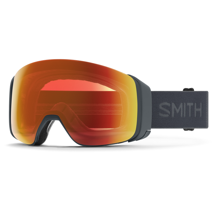 Smith 4D Mag goggle slate / chromapop everyday red mirror (met extra lens)