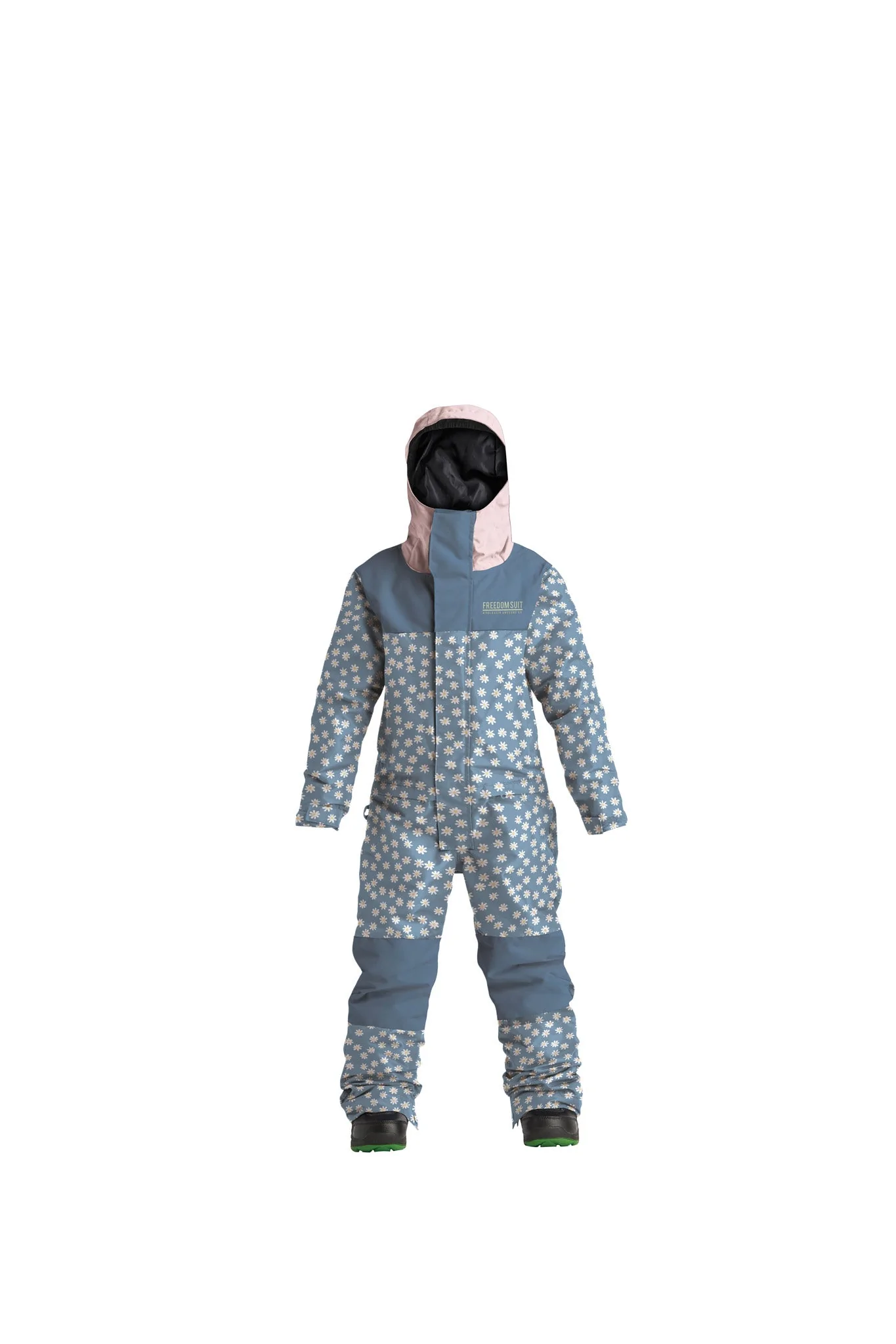 Airblaster Youth Freedom Suit light blue daisy
