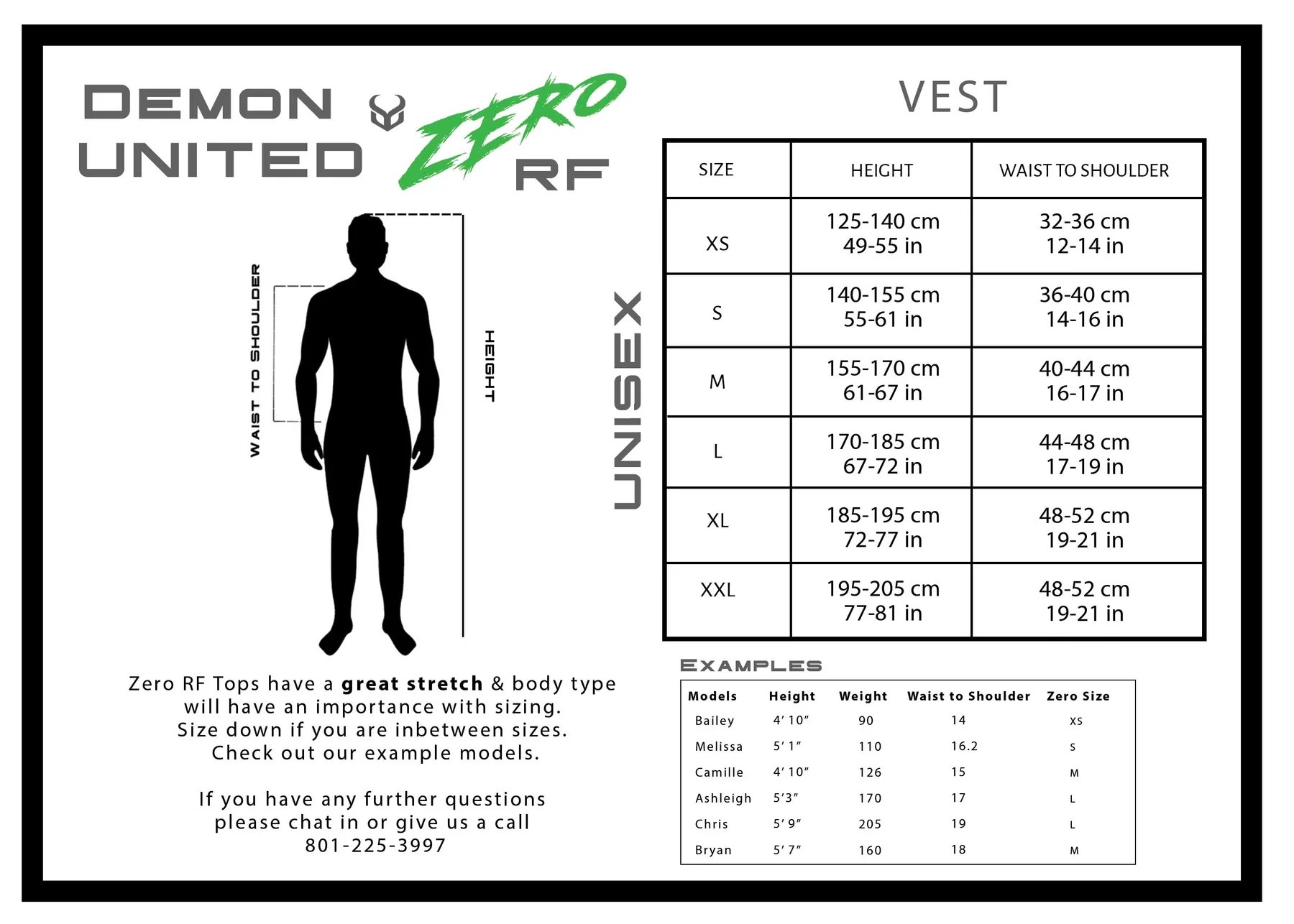 Demon Zero RF D3O Vest back protector