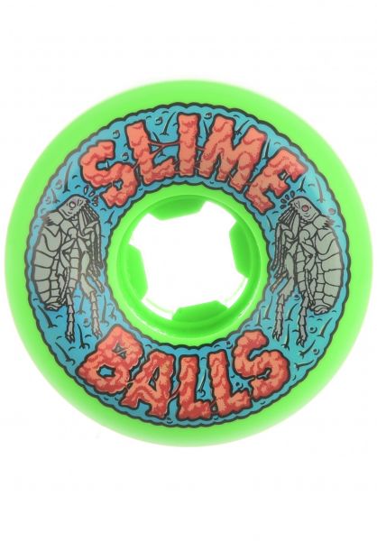 Santa Cruz 56mm Slime Balls Flea Balls Speed Balls 99A skateboardwielen green