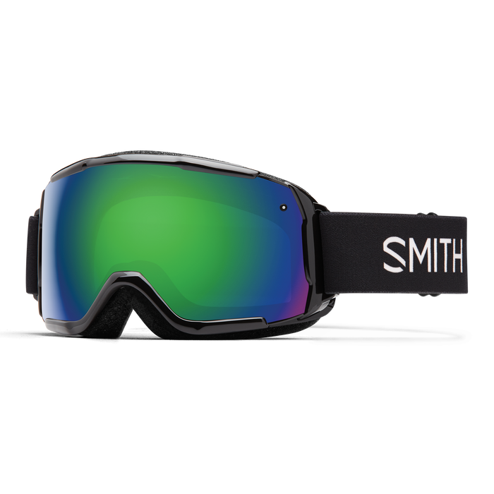 Smith Grom goggle Black / Green Solx Mirror Antifog