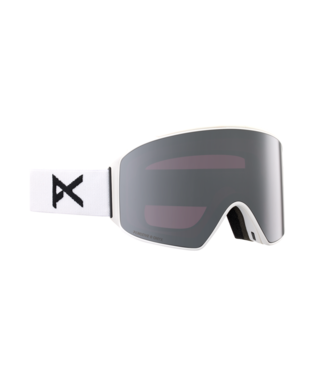 Anon M4 Cylindrical Brille white / perceive sunny onyx (mit Zusatzbrillenglas und MFI mask)