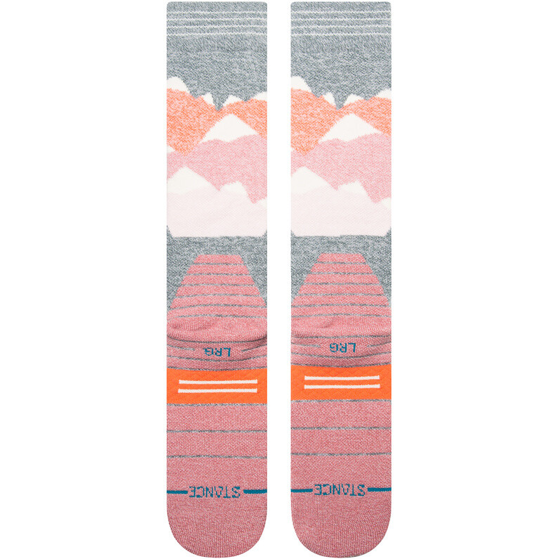 Stance Lonely Peaks snowboardsokken dustyrose