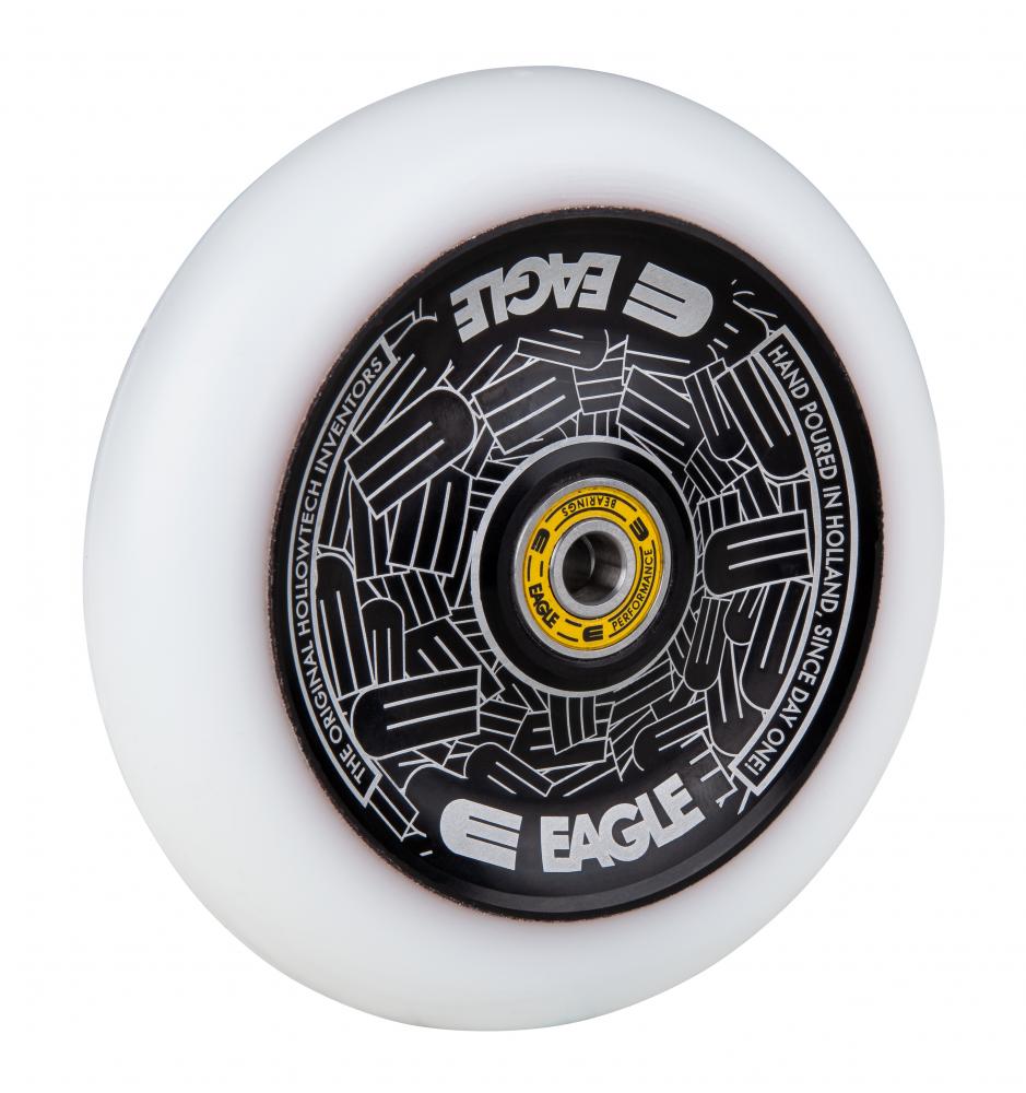 Eagle Supply Standard Hollowtech stuntstep wiel met lagers 115mm black / white