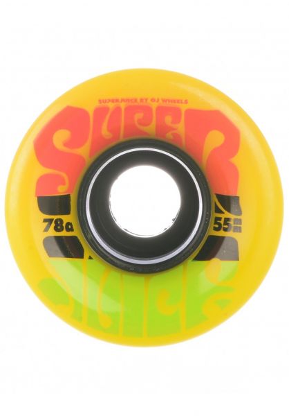 OJ Wheels 55mm Mini Super Juice 78a skateboardwielen jamaican sunrise